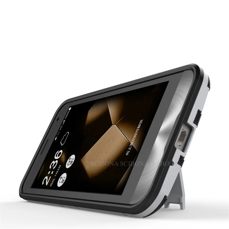 Роскошные Heavy Duty Гибридный Жесткий Прочная Резиновая Броня Чехол Для Asus Zenfone 2E