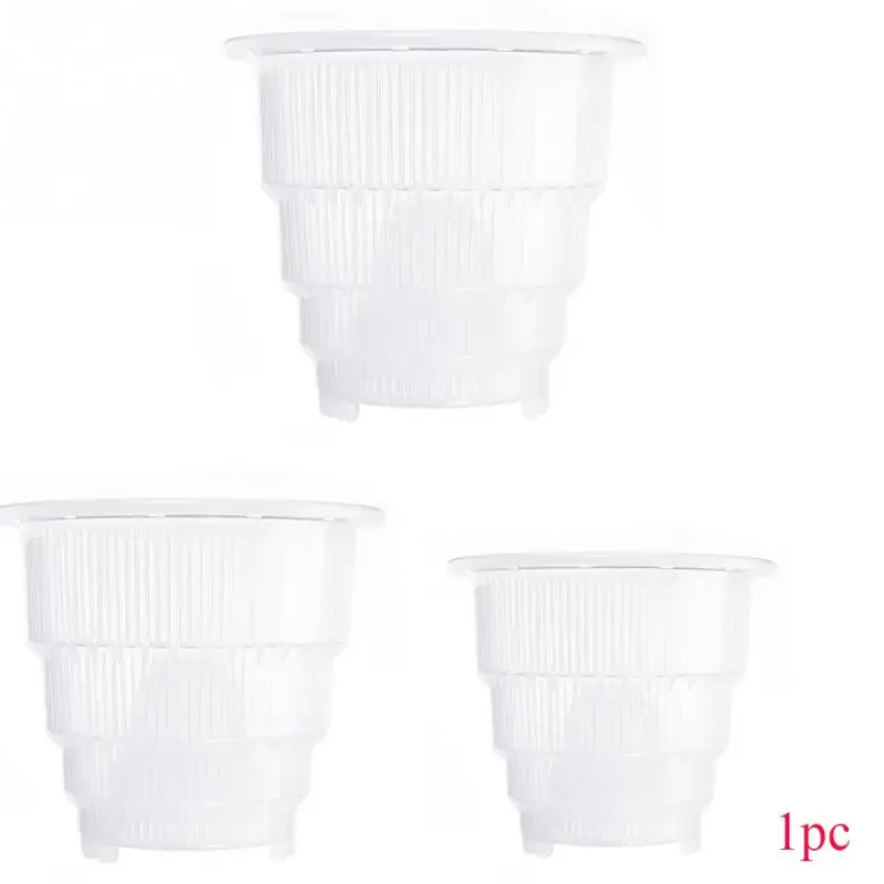 Орхидея дома прочный плантатор Desktop PP ясно украшение цветочный горшок мясистые