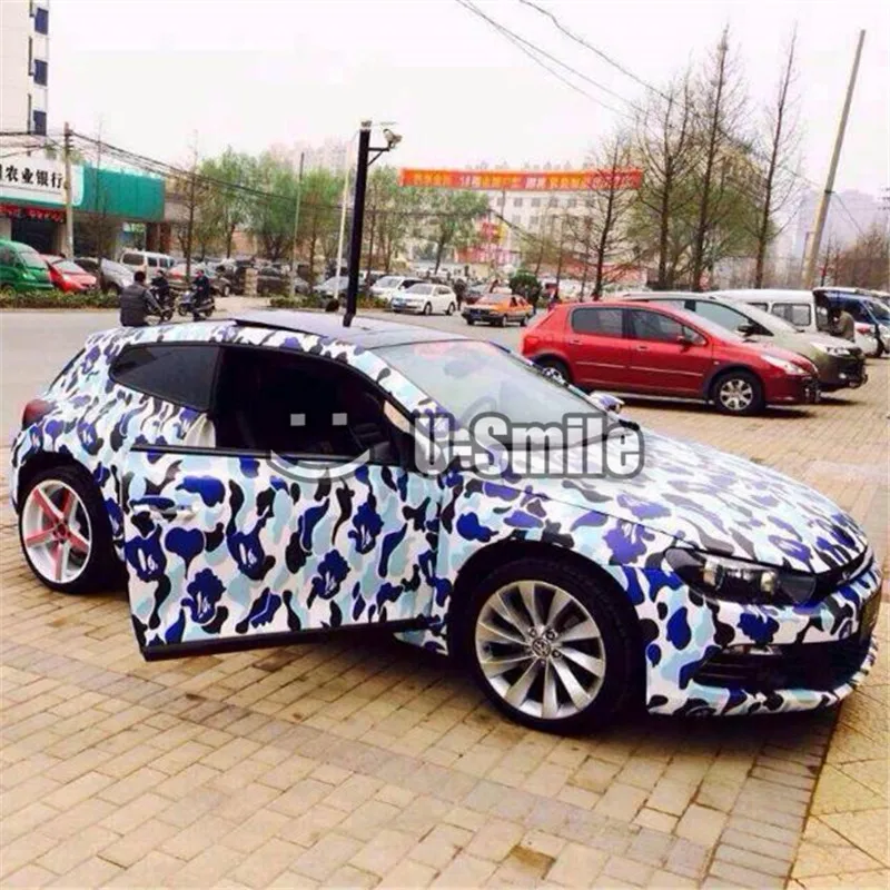 Синий Городской Ночной камуфляж виниловая пленка синий тигр автомобильная без