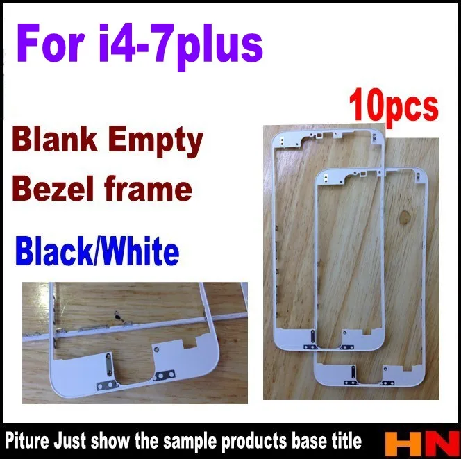 10 шт. высокое качество пустой БЕЗЕЛЬ для iPhone 4 4s 5 5s 5c 6 6s 7 plus рамка панель без клея