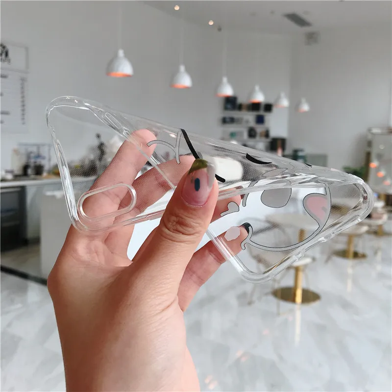 Милый мультяшный мягкий чехол из ТПУ s для iPhone XR для iPhone X XS Max 5 5S S SE 4 4S 8 7 5C 6 6S Plus 11 Pro Max чехол Fundas