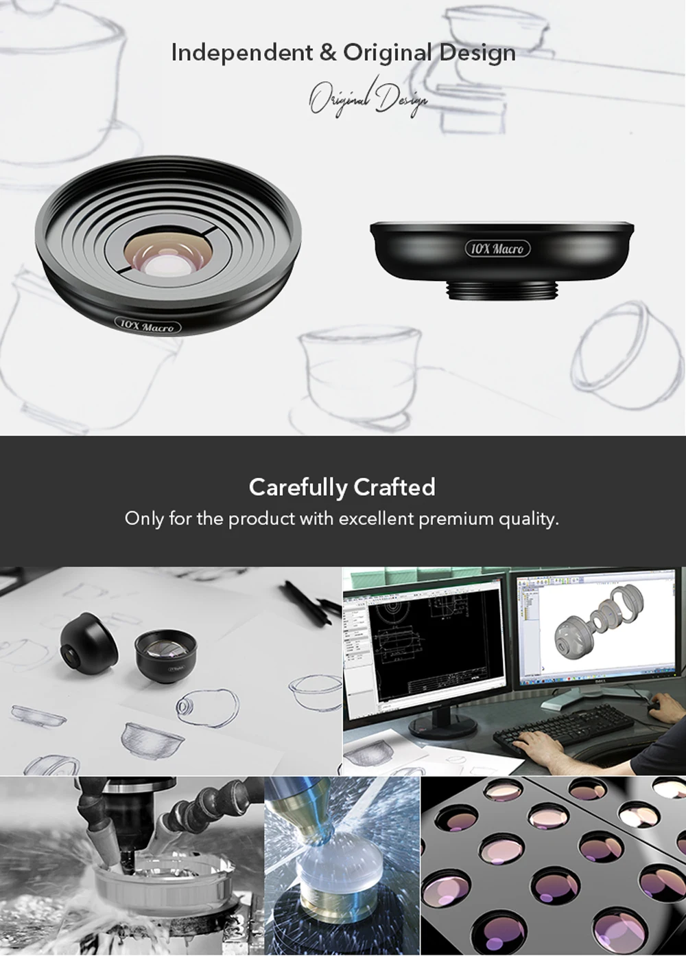 APEXEL HD optic phone mobile lens 10x macro lens smartphone lens lente for xiaomi redmi huawei most smartphones dropshipping