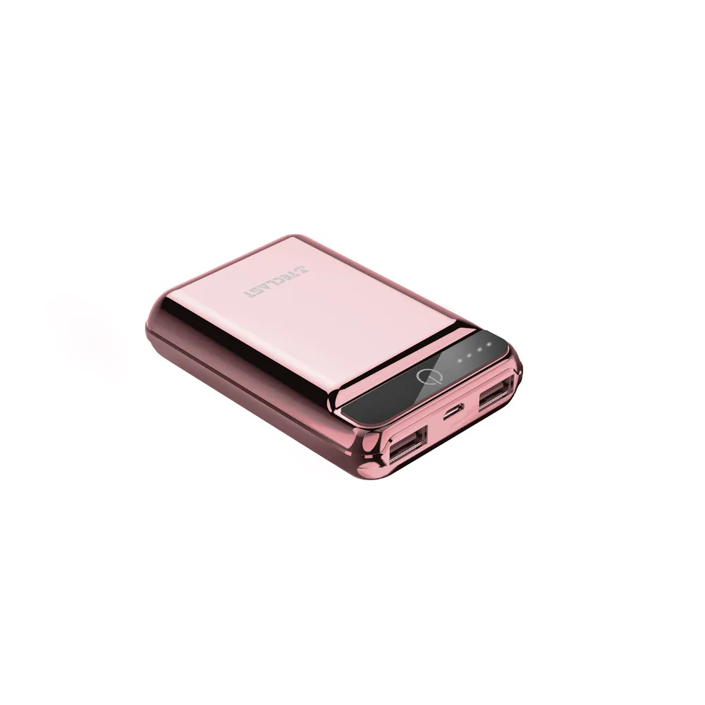 Rose gold Teclast A10 мини 10000 мА/ч, Мощность мобильные аккумуляторы Dual USB Выход внешний Батарея Зарядное устройство мобильный телефон Внешняя батарея для телефона для Iphone 8 X - Цвет: Rose gold