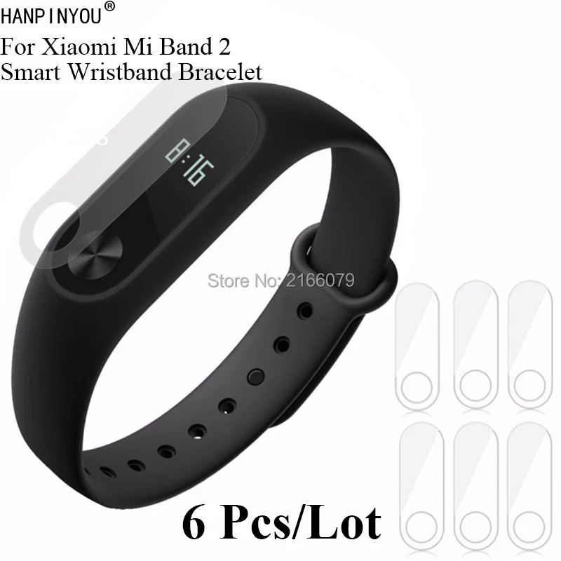 6 Pcs/Lot Clear / Anti-Glare Matte Ultra Thin Full Cover Screen Protector Anti-scratch Film For Xiaomi Mi Band 2 Band2 Miband2