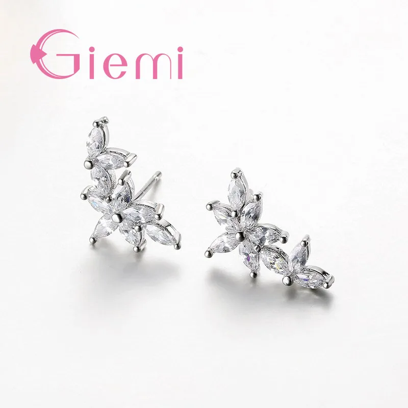 Красивые цветы изысканные супер сверкающие кубические циркониевые подлинные