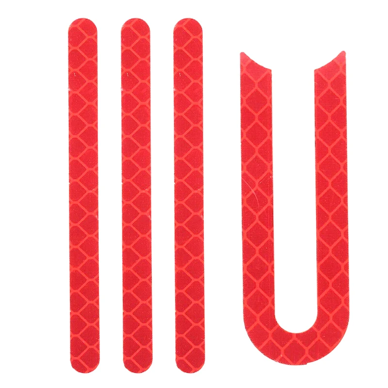 1 комплект защитная отражающая наклейка на переднее и заднее колесо для