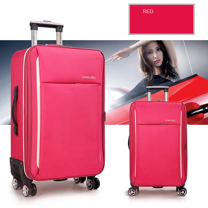 Чемодан-Спиннер мужской из ткани Оксфорд 20/24/28 | Багаж и сумки