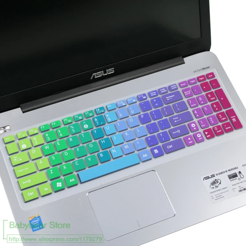 rainbow 17,3 дюйм чехол для клавиатуры Защитная крышка для Asus VivoBook Pro 17 N705 N705FD N705UD N705FN x705 x705ma x705mb x705ua x705uf x705u - Цвет: rainbow
