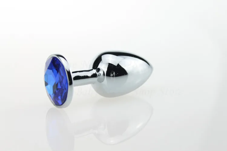 Анальная пробка для мужчин металлическая из нержавеющей стали 95 х 40 мм с