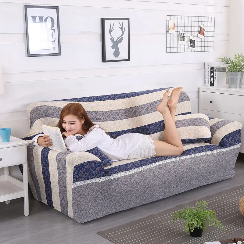 Универсальный Эластичный чехол для дивана в скандинавском стиле все включено