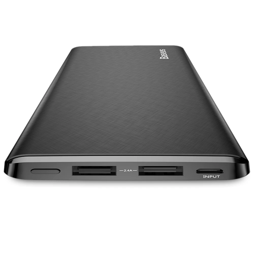 BASEUS M10 gaven 10000 мАч Запасные Аккумуляторы для телефонов 2.4a Dual USB Выход внешний