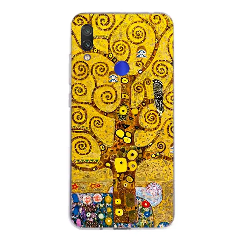 Kiss by Gustav Klimt Silicone Case For Xiaomi Redmi Y3 S2 Y2 Note 7 6 5 Pro 4 4X 5A 6A Pocophone F1 Mi 8 A2 lite 9 A1 Cover |