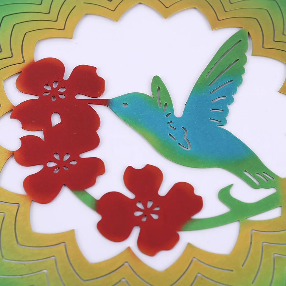 12-дюймовые яркие ветряные Спиннеры humming bird высокого качества изготовленные из