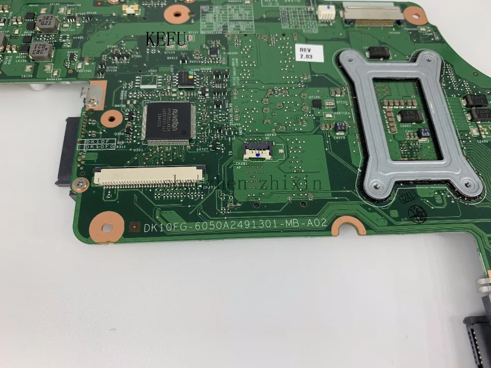 Материнская плата V000275070 HM76 6050A2491301 PGA989 для ноутбука Toshiba Satellite C850 C855 материнская |