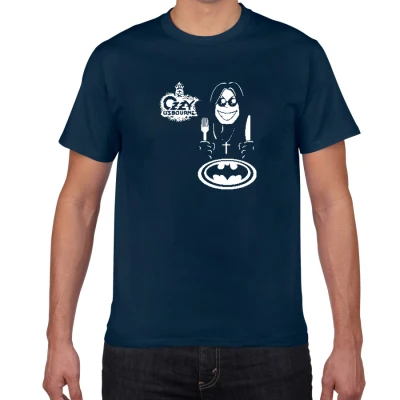 W382 purplish blue Ozzy osborn Earth band Футболка мужская черная Sabbath крутая футболка мужская великая Ozz хлопок Повседневная металлическая полоса размера плюс футболки - Цвет: W382 purplish blue