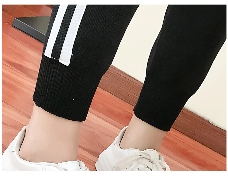 Женский комплект из 2 предметов элегантный трикотажный спортивный Повседневный