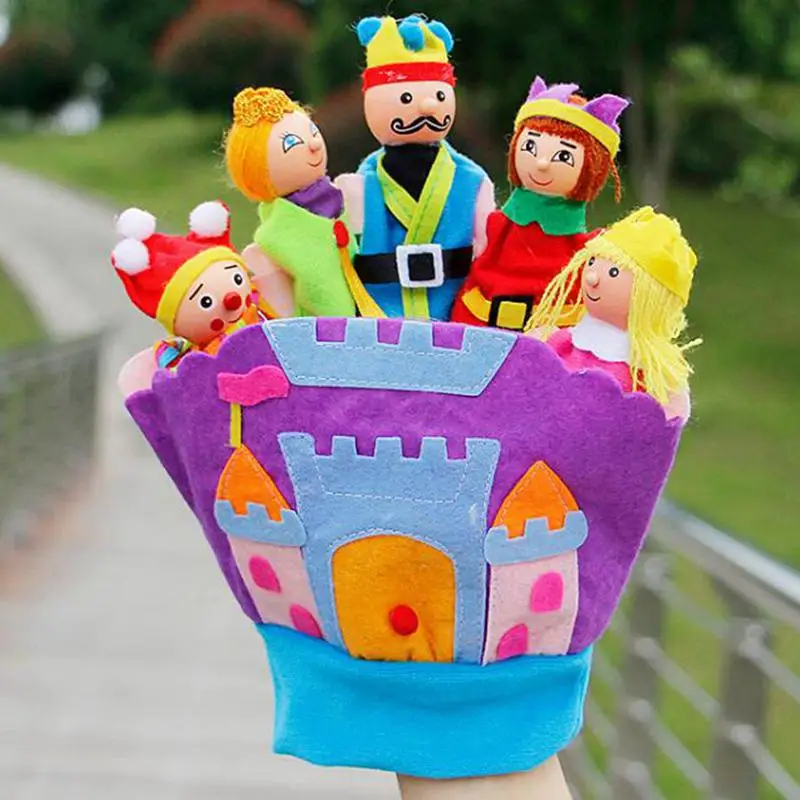 NEW Fairy Kingdom Educational Puppets Finger Puppet Hand Glove Kids Learning Education Toys