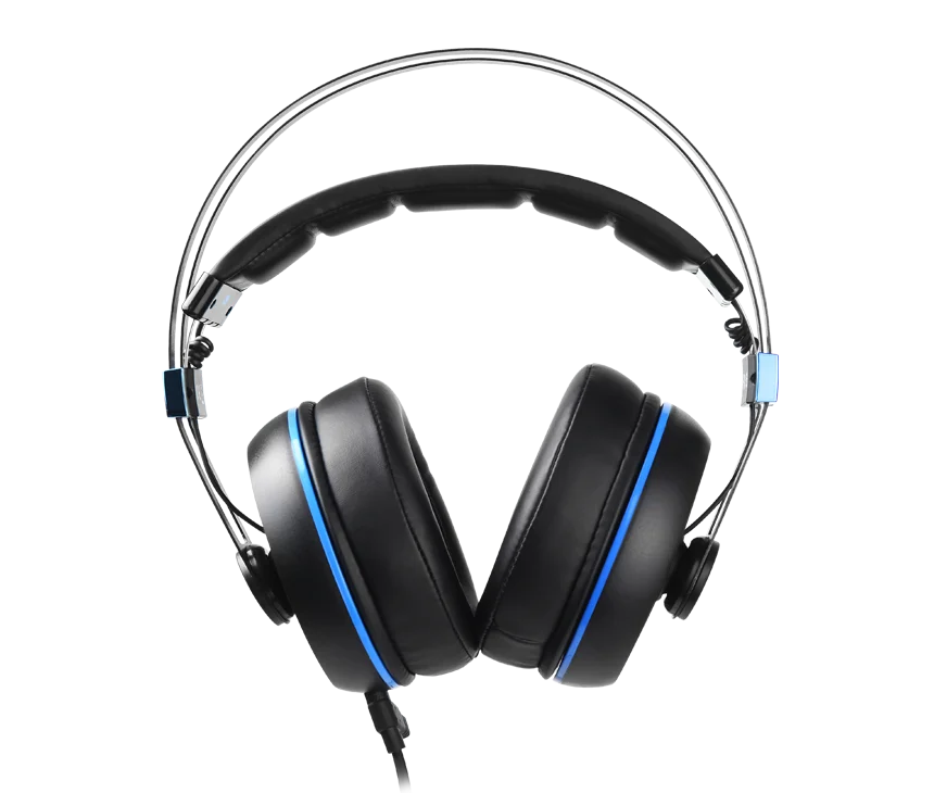 Игровая гарнитура SADES Armor USB Realtek игровое аудио легкое RGB Освещение шумоподавление
