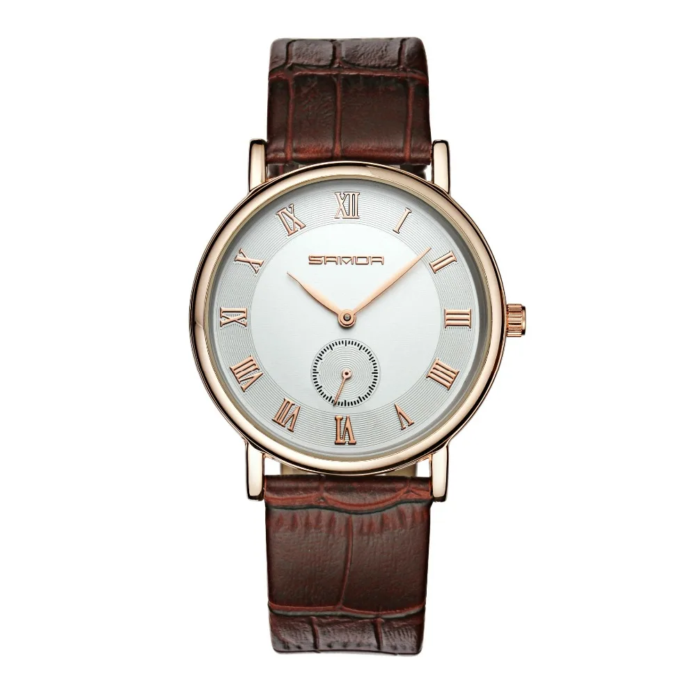 Часы наручные мужские ультратонкие роскошные брендовые деловые кварцевые с