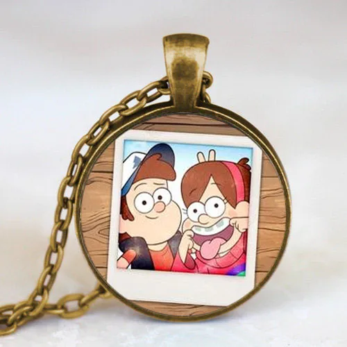 Стимпанк мультфильм таинства Билла сифера колесо кулон mabel dipper Ожерелье Косплей 1