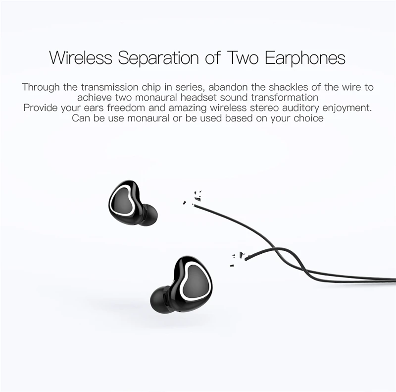 Tradexert TWS-7 Беспроводная bluetooth-гарнитура 5,0 спортивные наушники Водонепроницаемая bluetooth-гарнитура с микрофоном для iphone huawei xiaomi