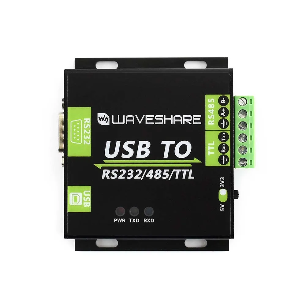 

Waveshare USB to RS232/485/TTL Interface Converter, Industrial Isolation