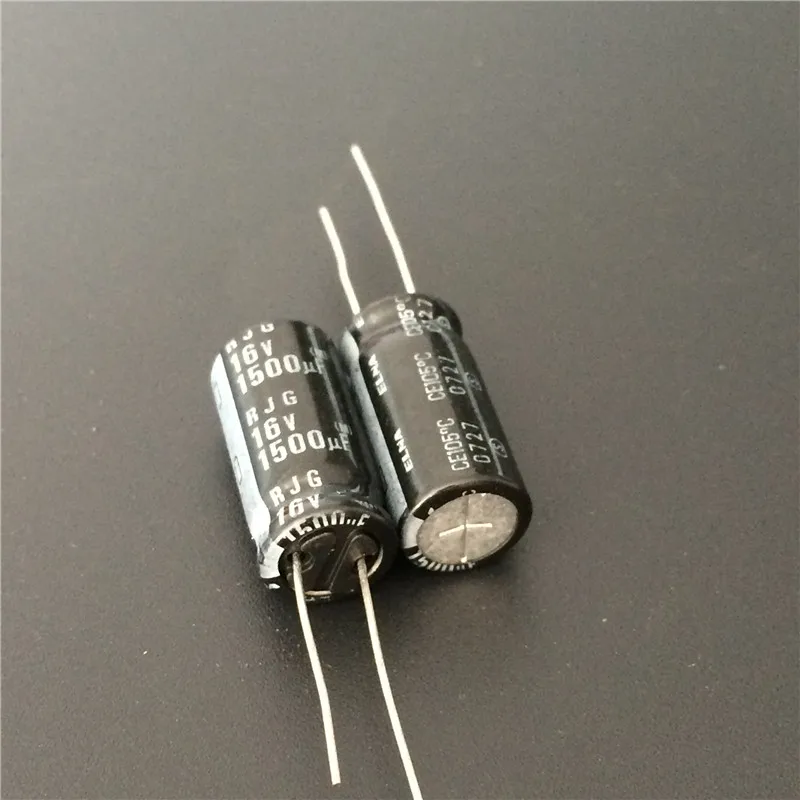 50pcs 1500uF 16V ELNA RJG series 10x20mm 16V1500uF Audio grade capacitor | Электронные компоненты и