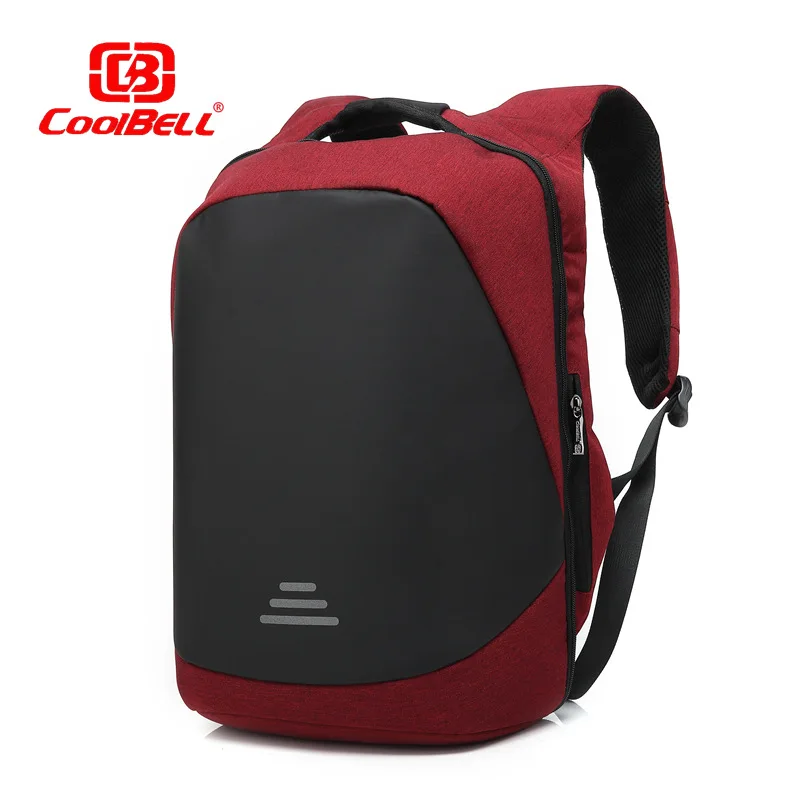 Coolbell рюкзак с защитой от кражи для 15," 17,3" ноутбука, компьютера, сумка для ноутбука, водонепроницаемая сумка для бизнеса, студентов, Повседневная сумка