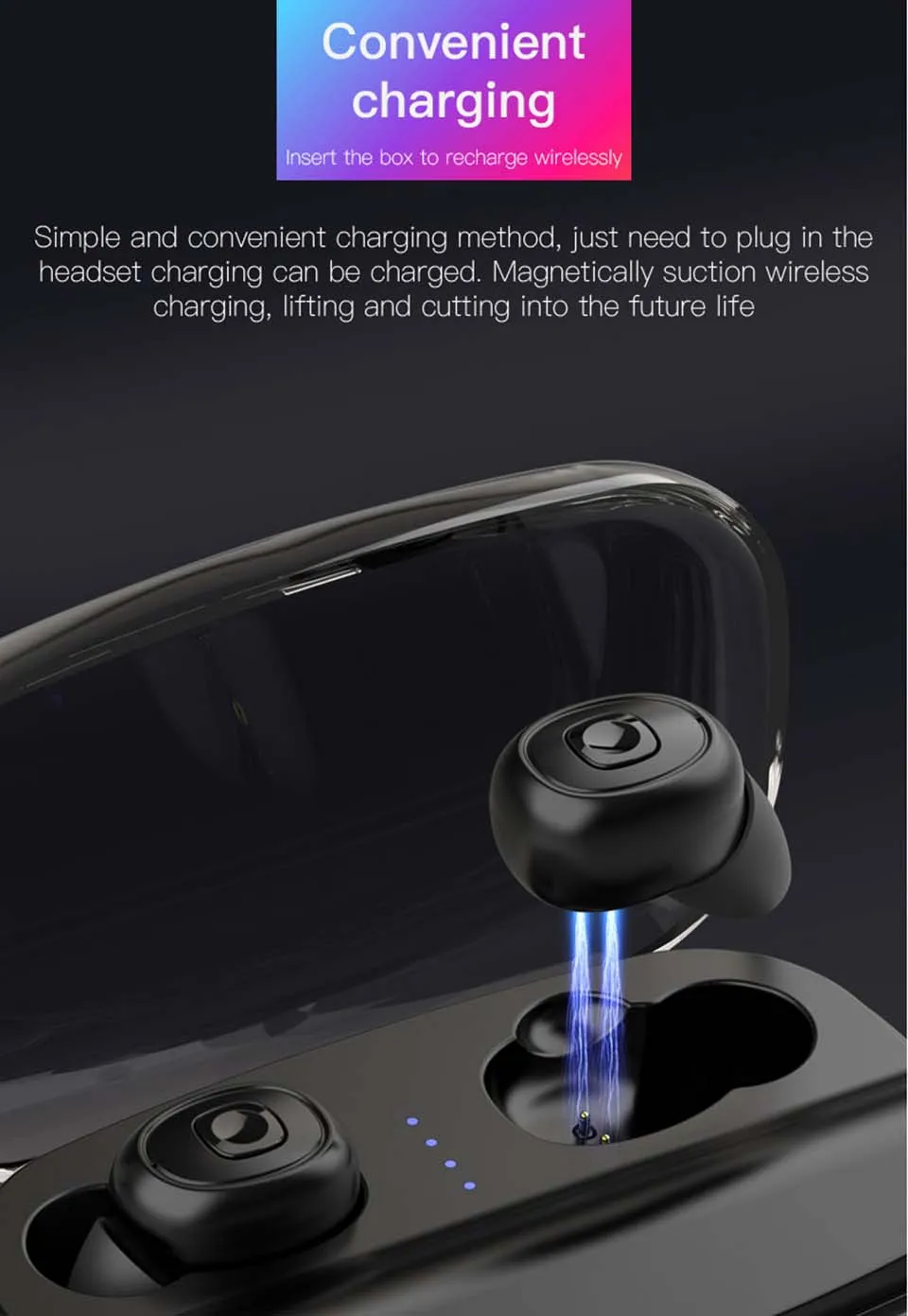 TIANENHUI Bluetooth наушники 5,0 TWS наушники шумоподавление Беспроводная гарнитура 6D стерео наушники микрофон 3000 мАч зарядная коробка