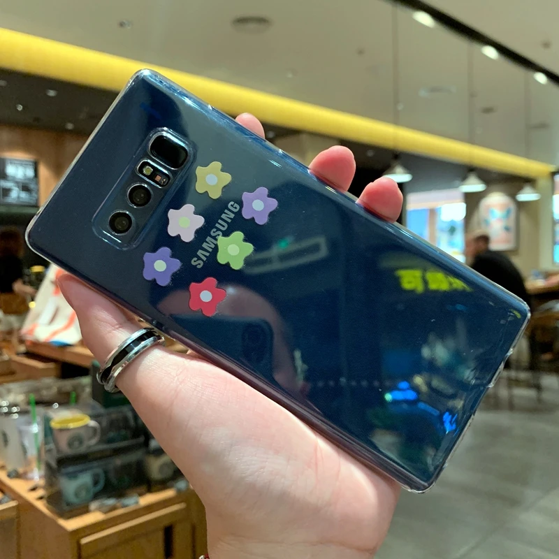 Прозрачный мягкий силиконовый чехол из ТПУ для Samsung Galaxy S7 Edge S8 S9 S10 Plus S10e Note 8 9 |