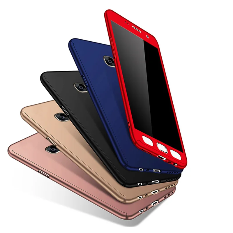 360 пленка с полным покрытием для Samsung J3 J310 J320 J5 J510 J7 J710 2016 задняя крышка + закаленное