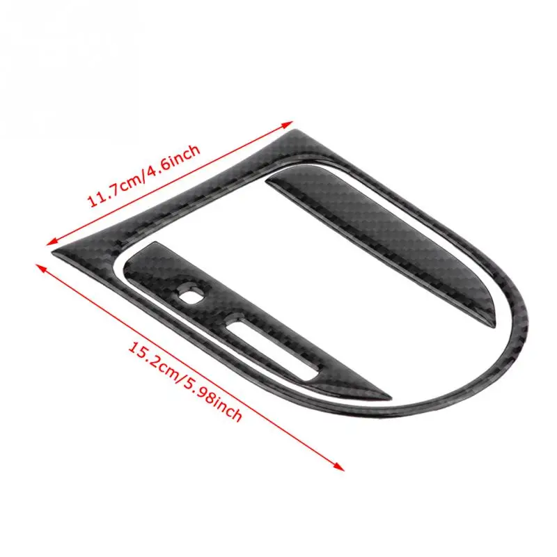 Лидер продаж 3 шт. наклейки из углеродного волокна для автомобиля внутренняя