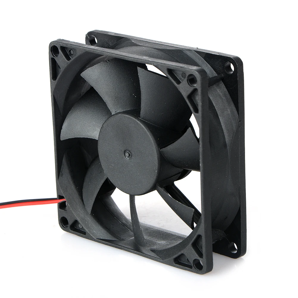 1 шт. 2 Pin DC 24V 80x80x25mm 8025 Вентилятор охлаждения двигателя с двумя шариками 80 мм X 25
