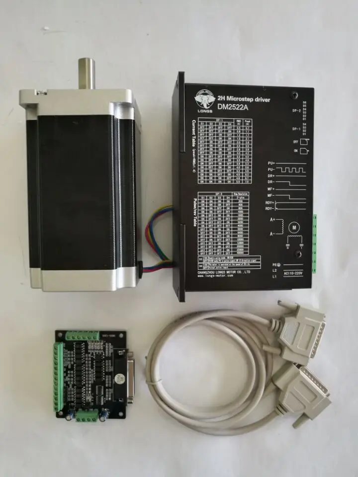 Бесплатная доставка по Европе! 1-осевой шаговый двигатель Nema34 1700 унции. В 151 мм 6A