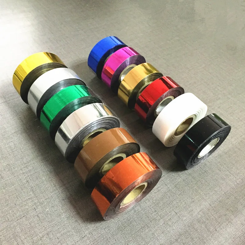 Фольга для горячего тиснения бумаги кожи 120 метров в соответствии с произвольной