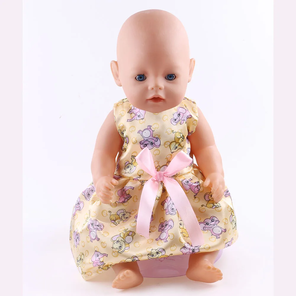 LUCKDOLL модное летнее новое платье для 1" американских кукол и 43 см куклы аксессуары для игрушечной куклы