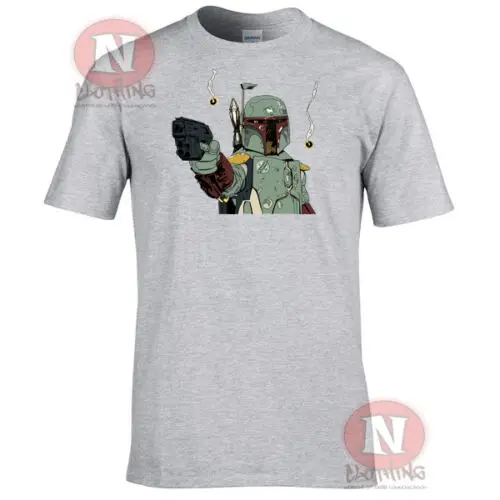 Boba Fett Bounty Hunter футболка с принтом Звездные войны премиум-класса новые модные