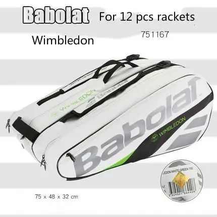 Babolat чистый Аэро профессиональный теннисный мешок для 6 шт. ракетки - Цвет: for 12 racket