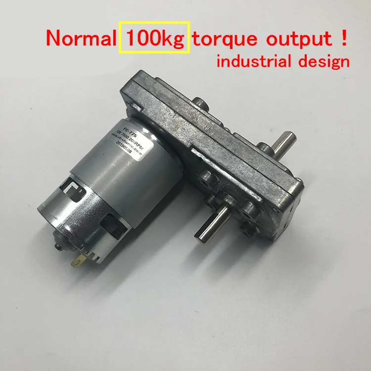 Супер сильный! FC-755/775 3V 30V 6 в, 12 В, 24 В постоянного тока, редуктор Шестерни двигатель постоянного тока с двойным валом квадратный фильтр промышленный дизайн приложения