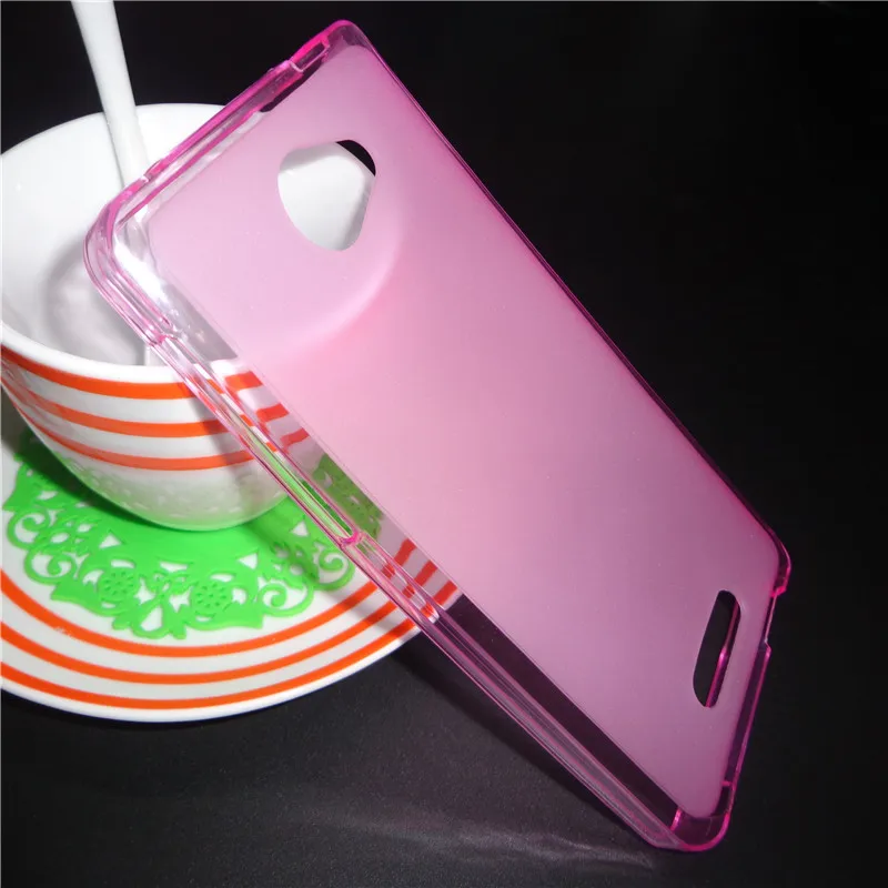 Мягкий ТПУ защитный чехол для Alcatel One Touch Pop 4S чехол силиконовый 5,5 дюймов задняя крышка для Alcatel POP 4S чехол для телефона - Цвет: Розовый