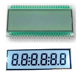 5 контактная TN позитивная 6 цифровая сегментная ЖК панель без подсветки|lcd panel|lcd