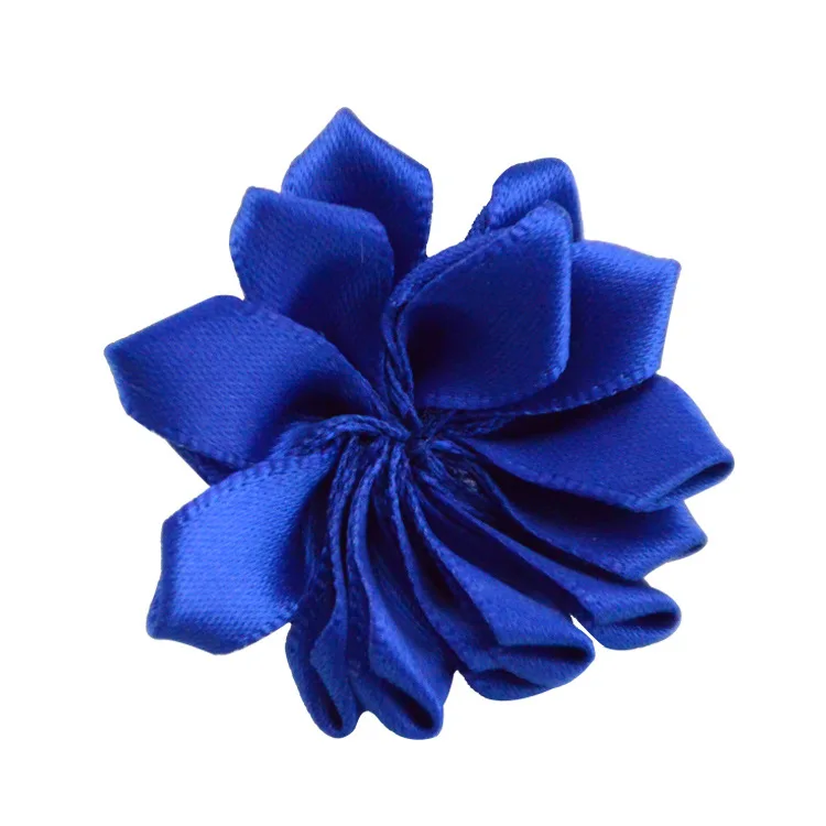 17 Nishine 1," 20 шт./лот 16 Petaled атлас с розочками ленты цветы используются для детей головная повязка для взрослых заколки для волос Diy аксессуары для волос - Цвет: 17