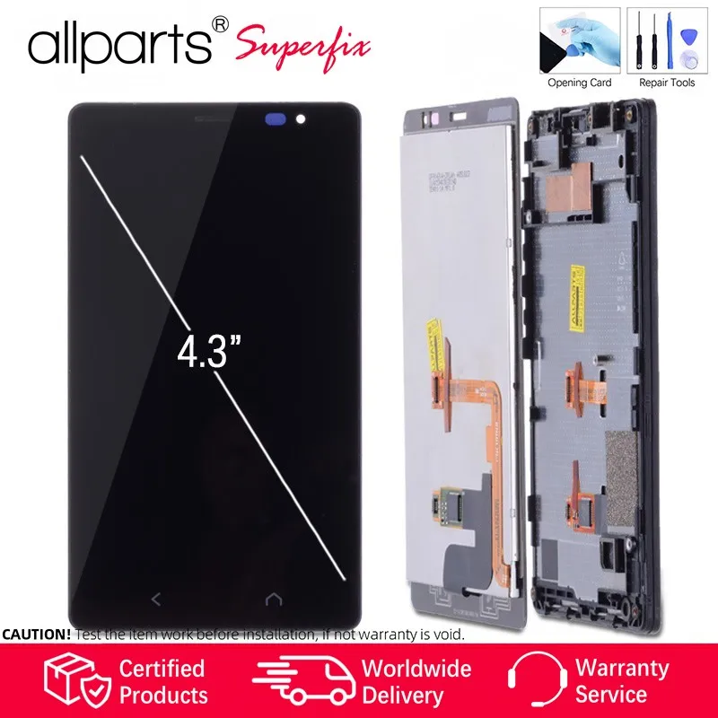 Оригинальный 4 3 &quotips lcd для Nokia X2 Dual SIM сенсорный экран RM 1013 X2DS дигитайзер с рамкой