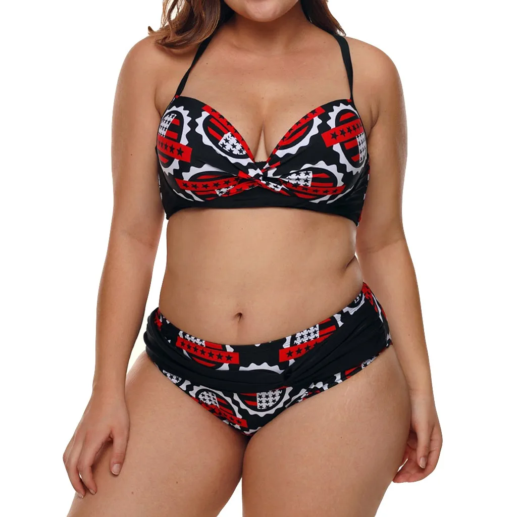 SAGACE два предмета с принтом бикини мягкий отверстиями пляжная одежда 2019 лето
