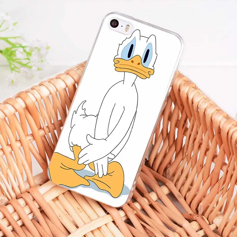 MaiYaCa/Новые супер милые чехлы для телефонов с рисунком Дональда Дака Apple iPhone 8 7 6 6S