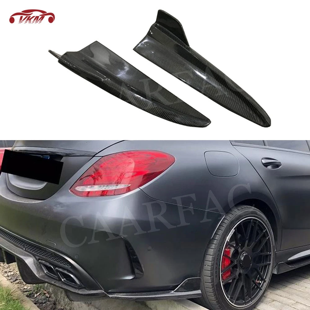 Сплиттеры для губ из углеродного волокна отделочные фартуки Mercedes Benz C class W205 C205 C180