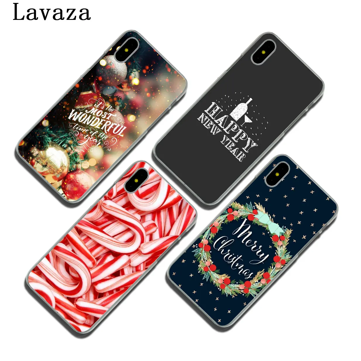 Твердый чехол для телефона Lavaza happy New Year Merry Christmas Santa Claus iPhone XR XS X 11 Pro Max 10 7 8 6 6S 5 5S SE 4S