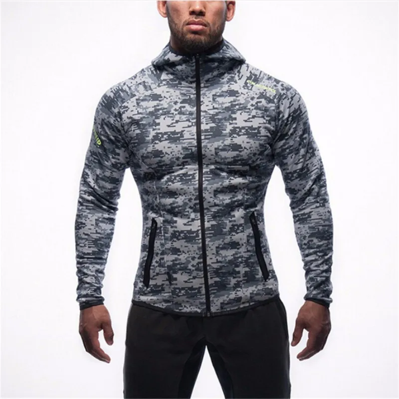 Осенняя одежда 2016 года Повседневное камуфляж мужская Толстовка Толстовки