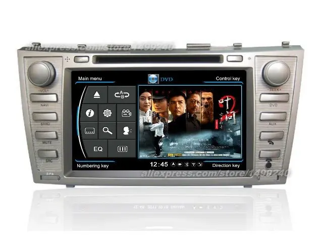 Beste Voor Toyota Aurion XV40 2006 ~ 2012-Auto GPS Navigatiesysteem + Radio TV DVD IPod BT 3G WIFI HD Screen Multimedia Systeem