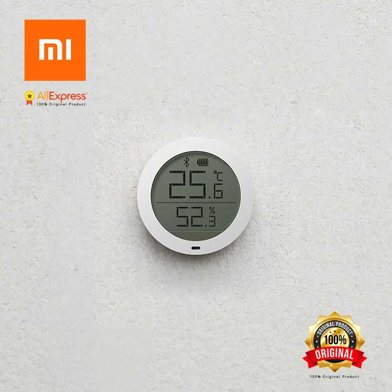 Xiao mi mi Bluetooth Гигрометр высокая чувствительность сенсора ЖК-экран магнитные наклейки на стену